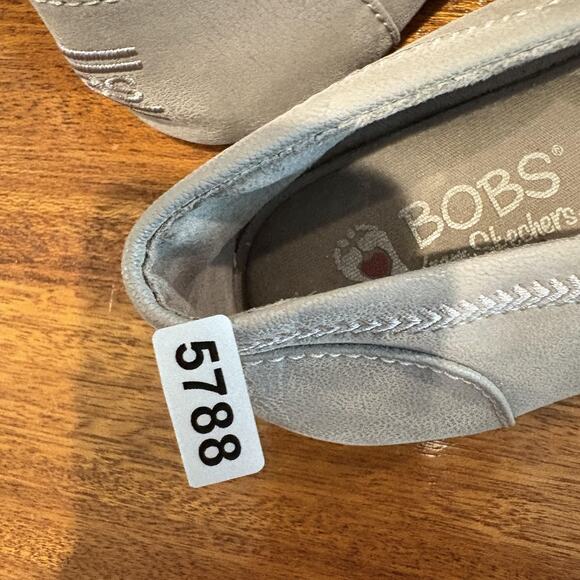 BOBS Skechers Shoes Women Size 9 Taupe Slip On Loafers Memory Foam Comfort - Picture 11 of 11